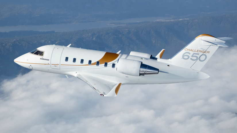 Bombardier Challenger 650 aircraft